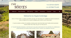 Desktop Screenshot of hayes-corbridge.co.uk