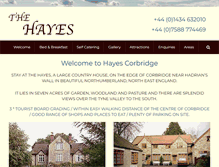 Tablet Screenshot of hayes-corbridge.co.uk